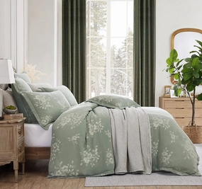 Maisey Quilt Cover Set Range Moss