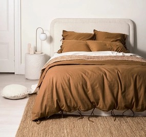Maison Vintage Quilt Cover Range Cinnamon
