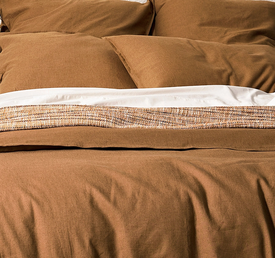 Maison Vintage Quilt Cover Range Cinnamon