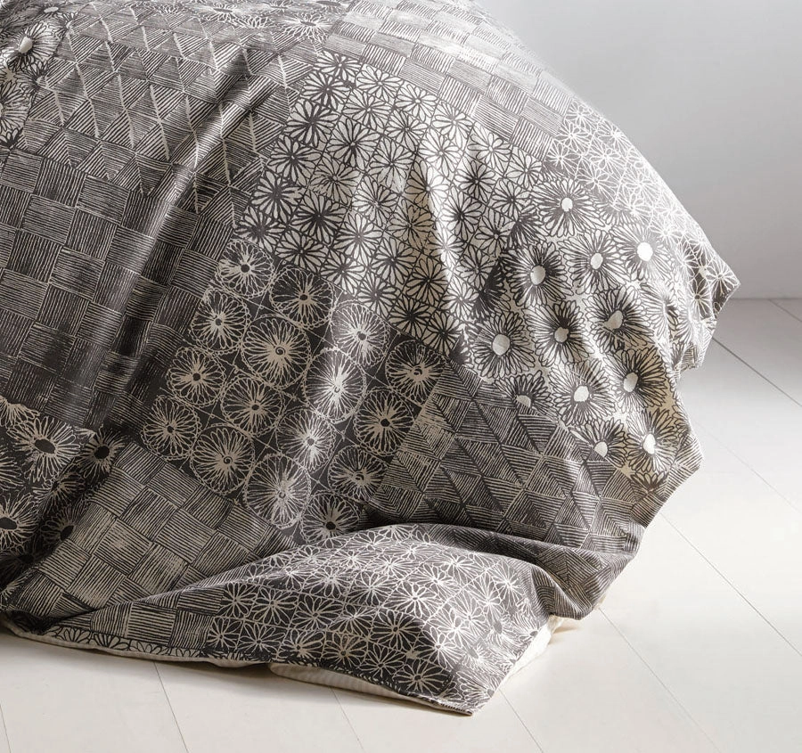 Marla Quilt Cover Set Range Charcoal