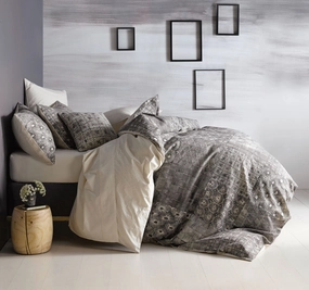 Marla Quilt Cover Set Range Charcoal