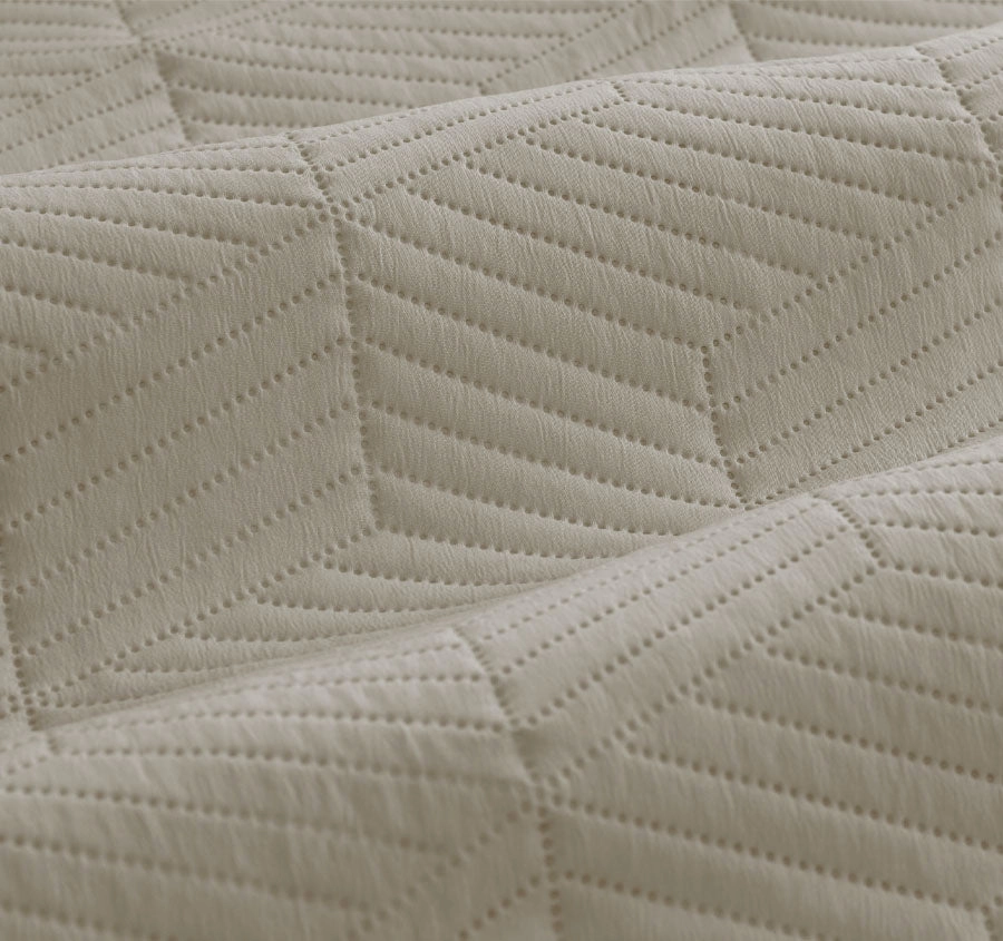 Maxwell Quilt Cover Set Range Tan