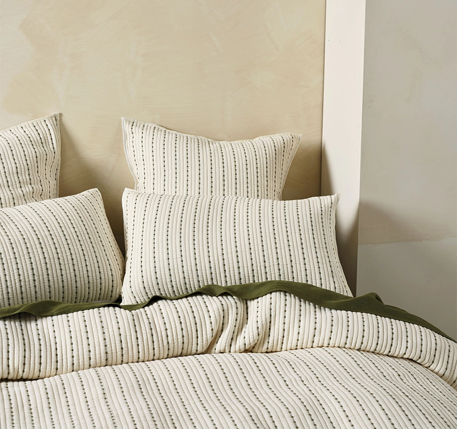 Millbrooke Quilt Cover Set Range Vanilla