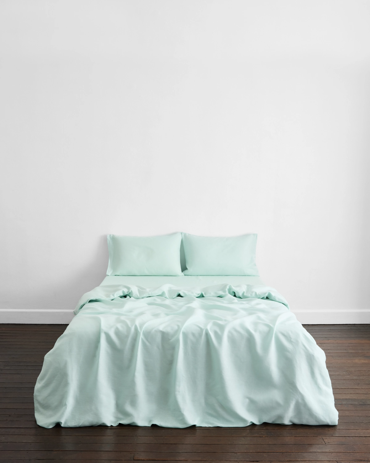 Mint 100% French Flax Linen Duvet Cover