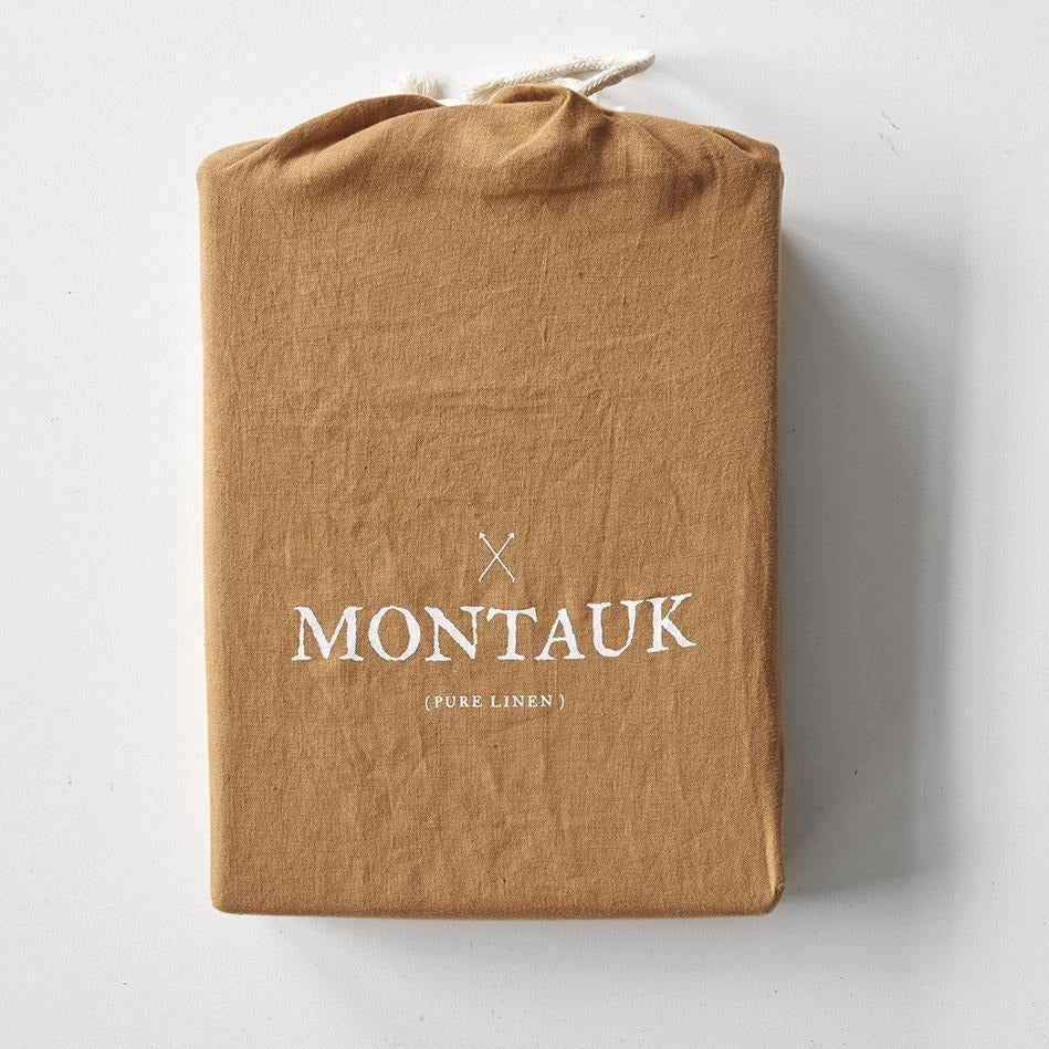 Mustard Linen Quilt Cover