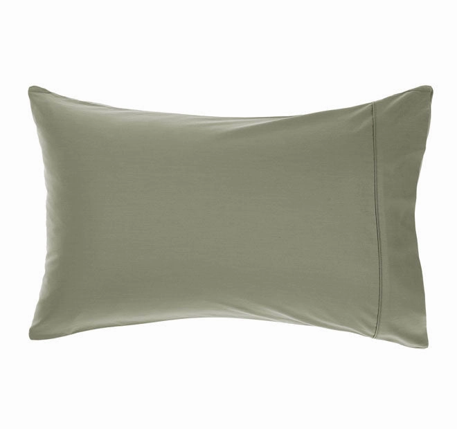 Nara 400THC Bamboo Cotton Quilt Cover Set Range Moss