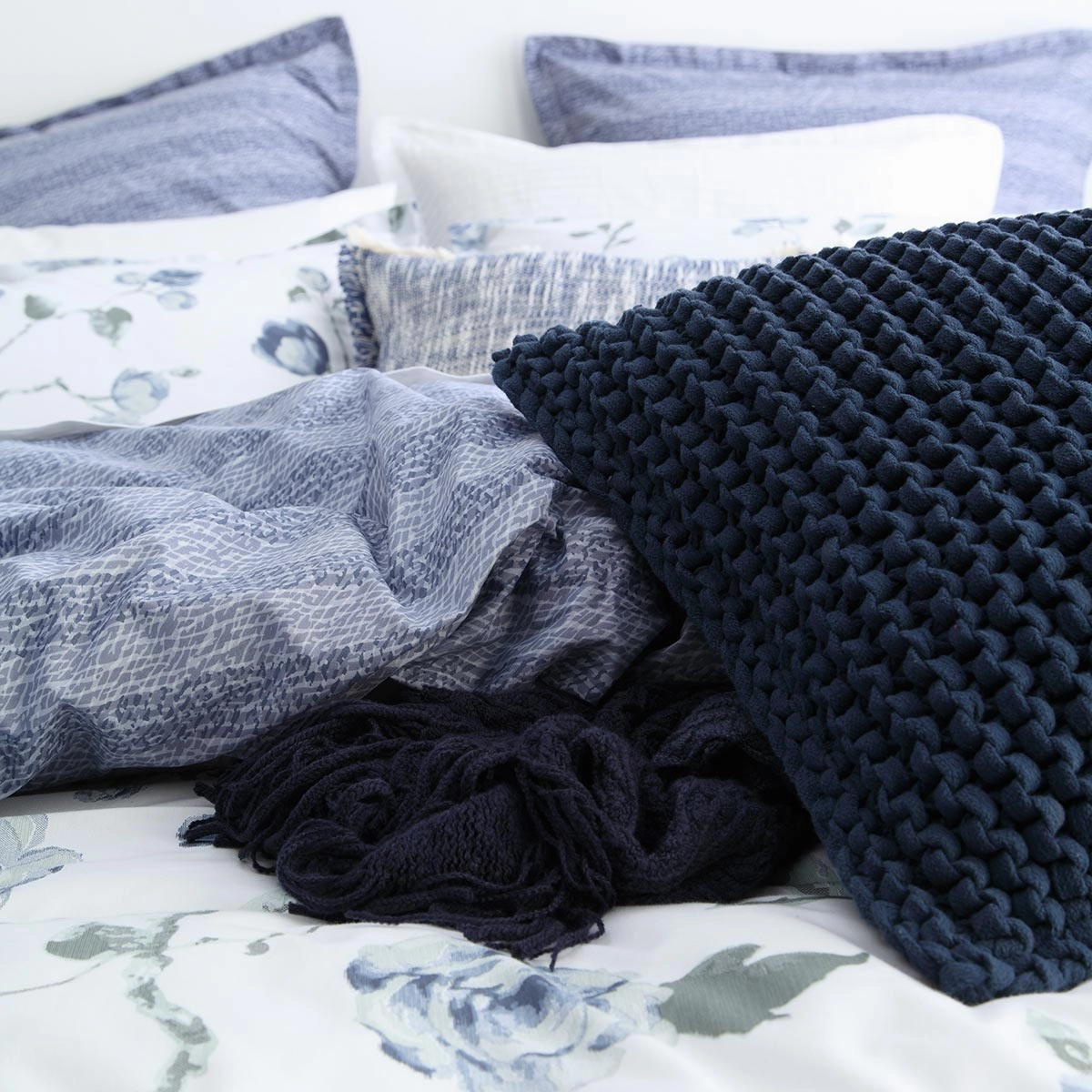 Nicola White Quilt Cover Set by Logan and Mason