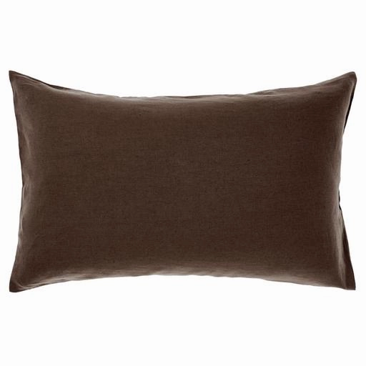 Nimes Linen QUILT COVER SET ESPRESSO  by Linen House