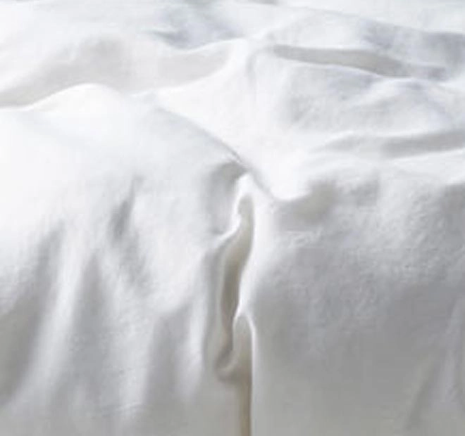 Nimes Linen Quilt Cover Set Range White