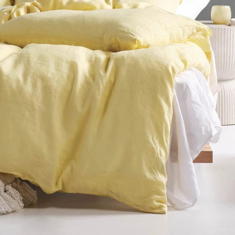 Nimes Meadow Linen QUILT COVER SET by Linen House