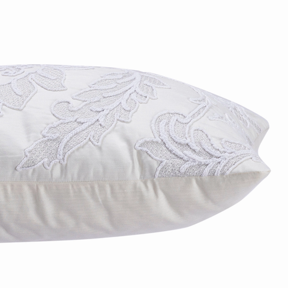 Nostalgic Attire Fancy Finest Beige Embroidered Cushion Cover