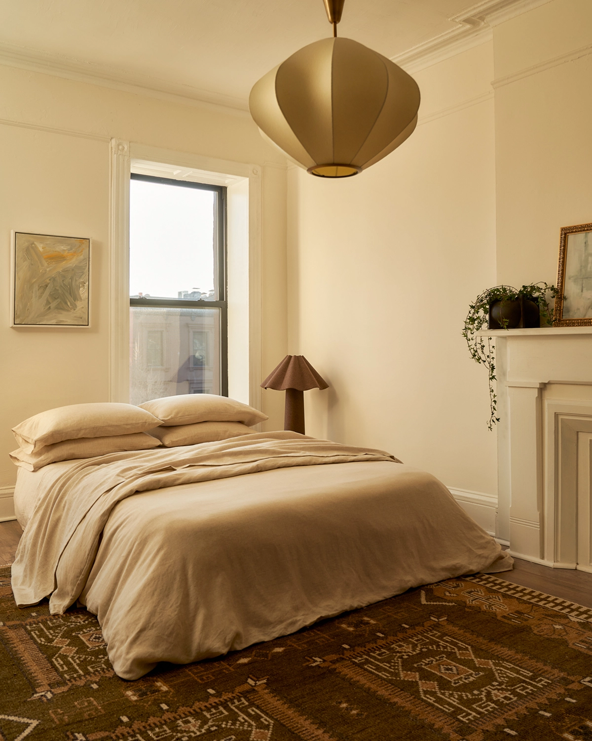 Oatmeal 100% French Flax Linen Duvet Cover Set