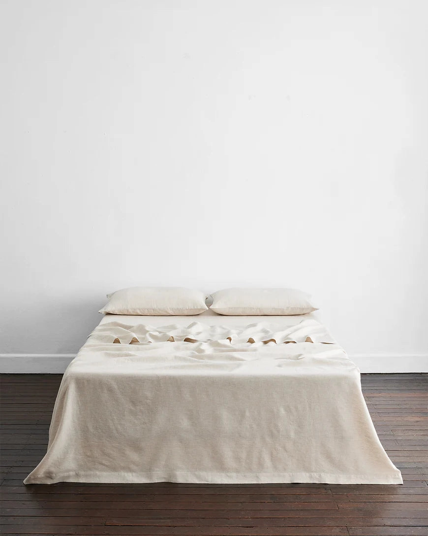 Olive & Oatmeal & White Stripe Bedding Bundle