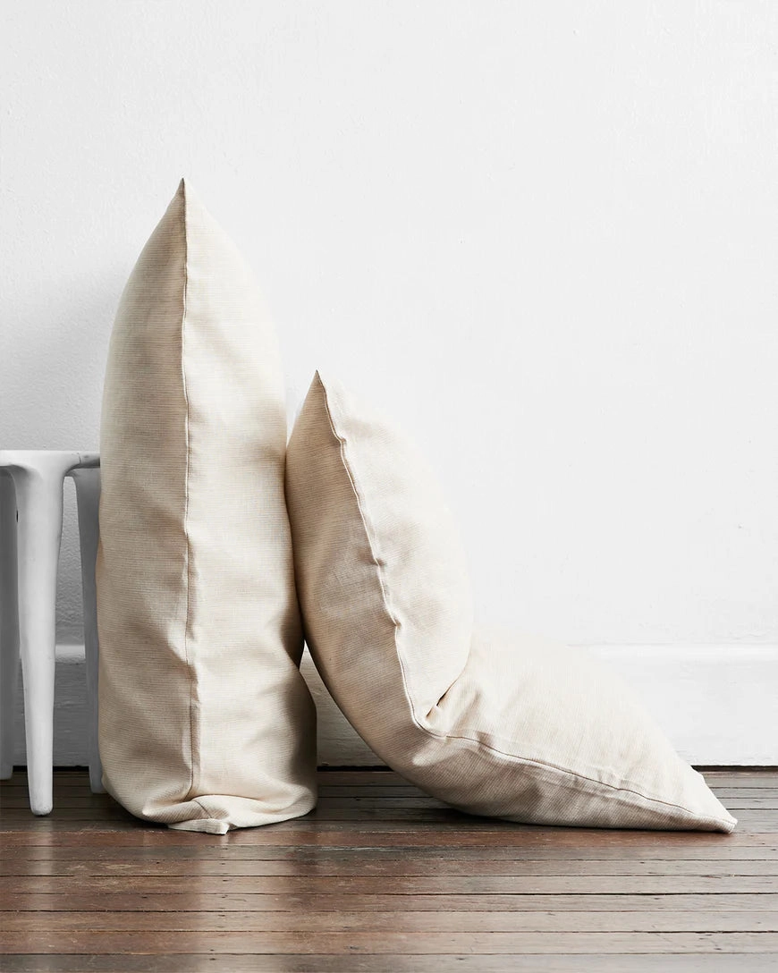 Olive & Oatmeal & White Stripe Bedding Bundle