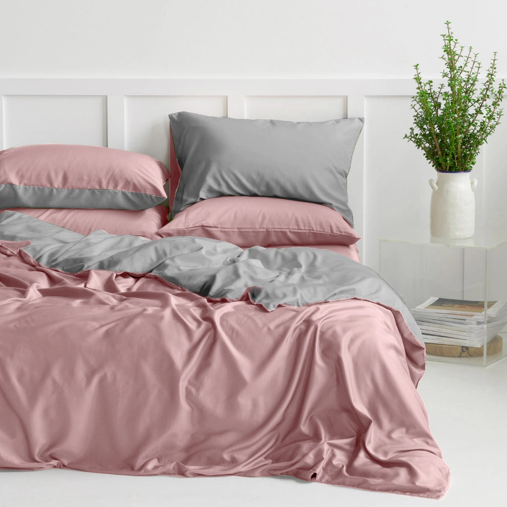 Organic Bamboo Reversible Quilt Cover Set