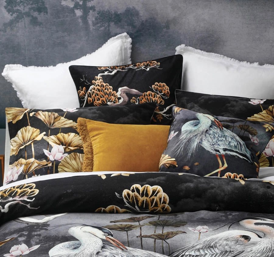 Orient Quilt Cover Set Range Midnight