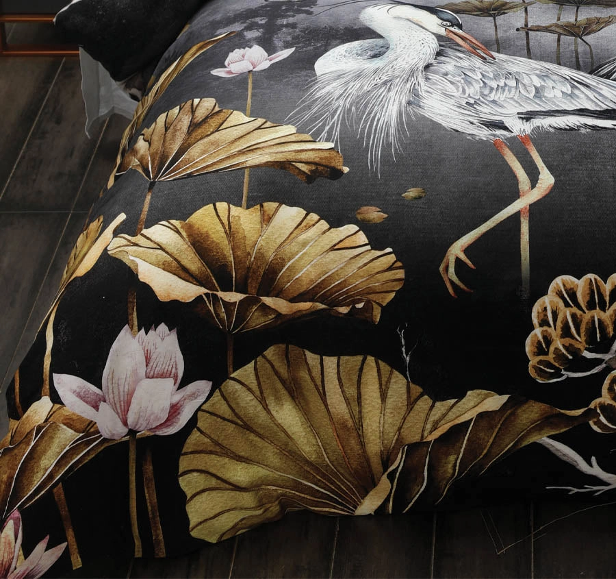 Orient Quilt Cover Set Range Midnight