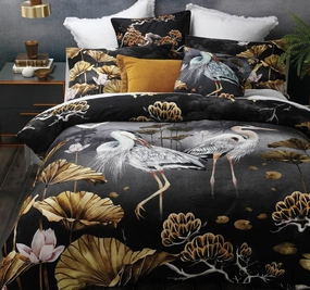 Orient Quilt Cover Set Range Midnight