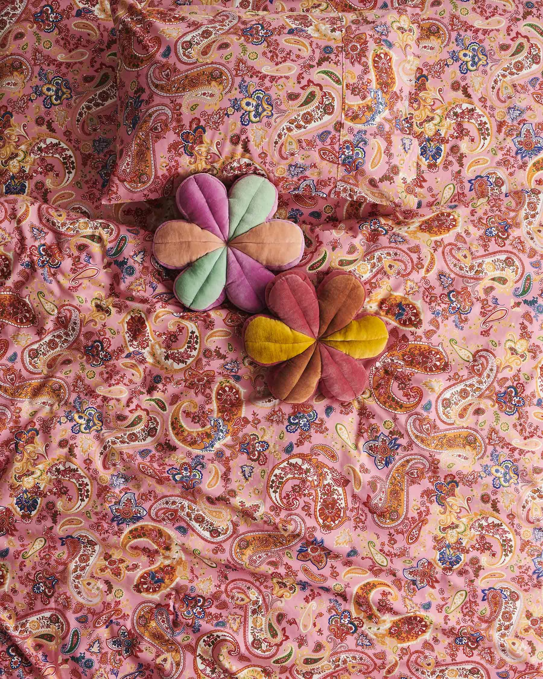Paisley Colourful Organic Cotton Quilt Cover (US)
