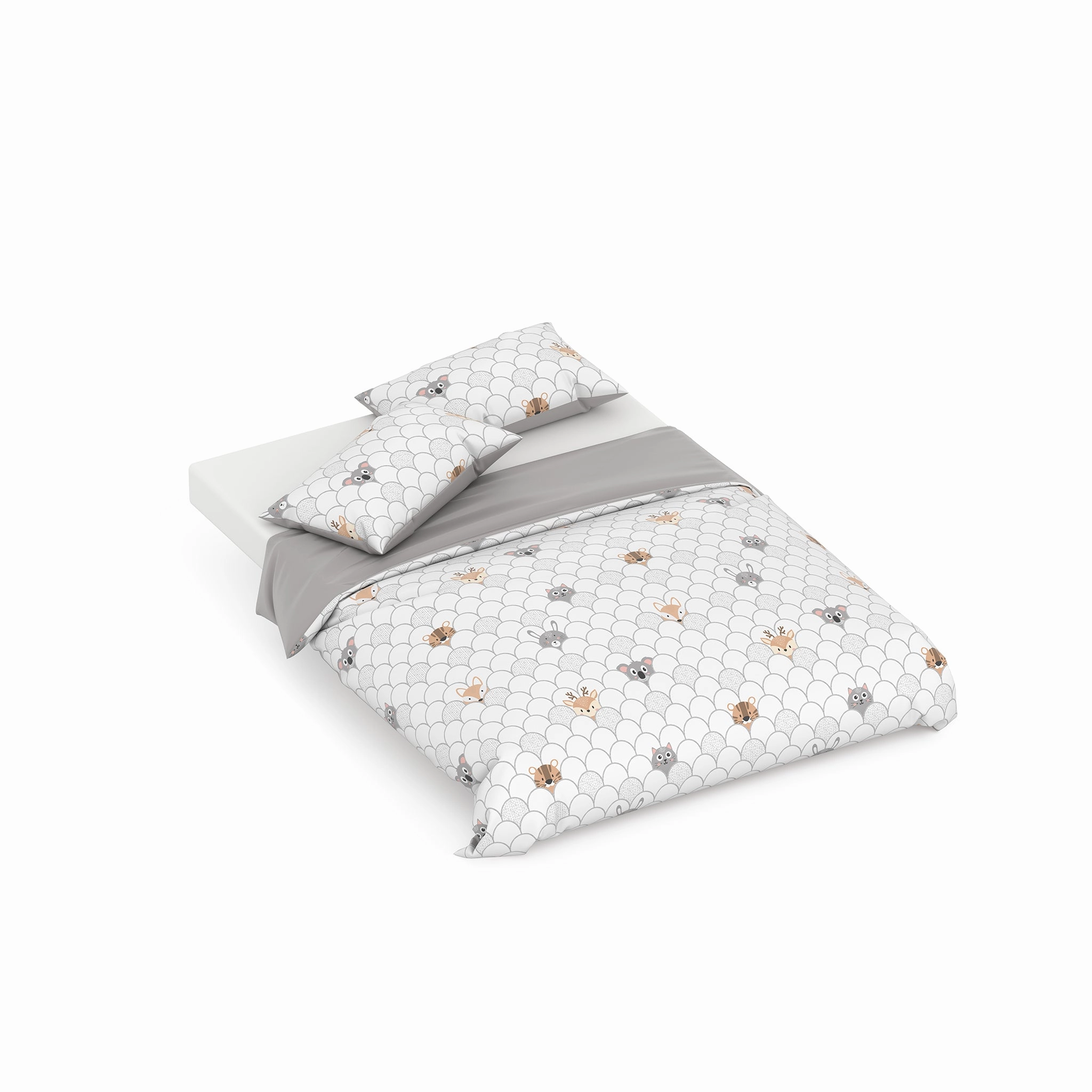 Peek-a-Boo Double Quilt Cover Set