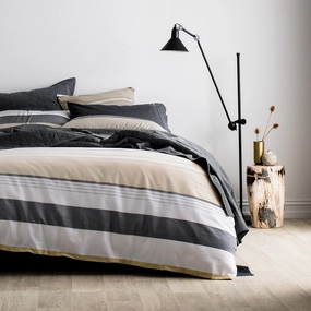 Perryn Flax Quilt Cover SET by Sheridan