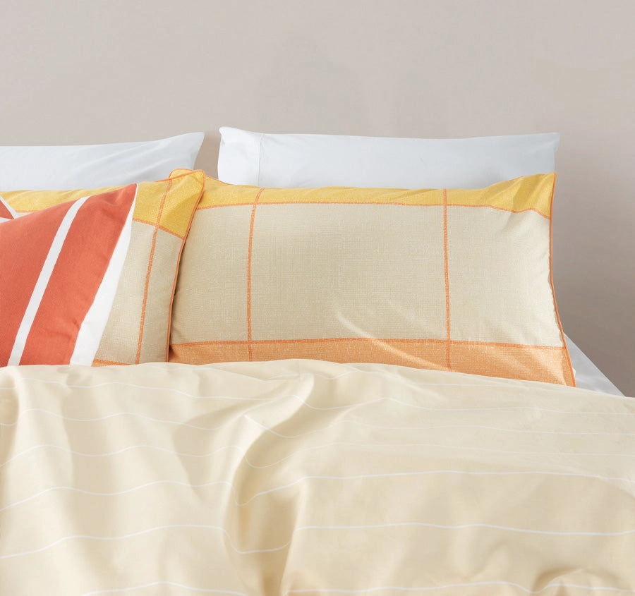 Phoebe Quilt Cover Set Range Melon
