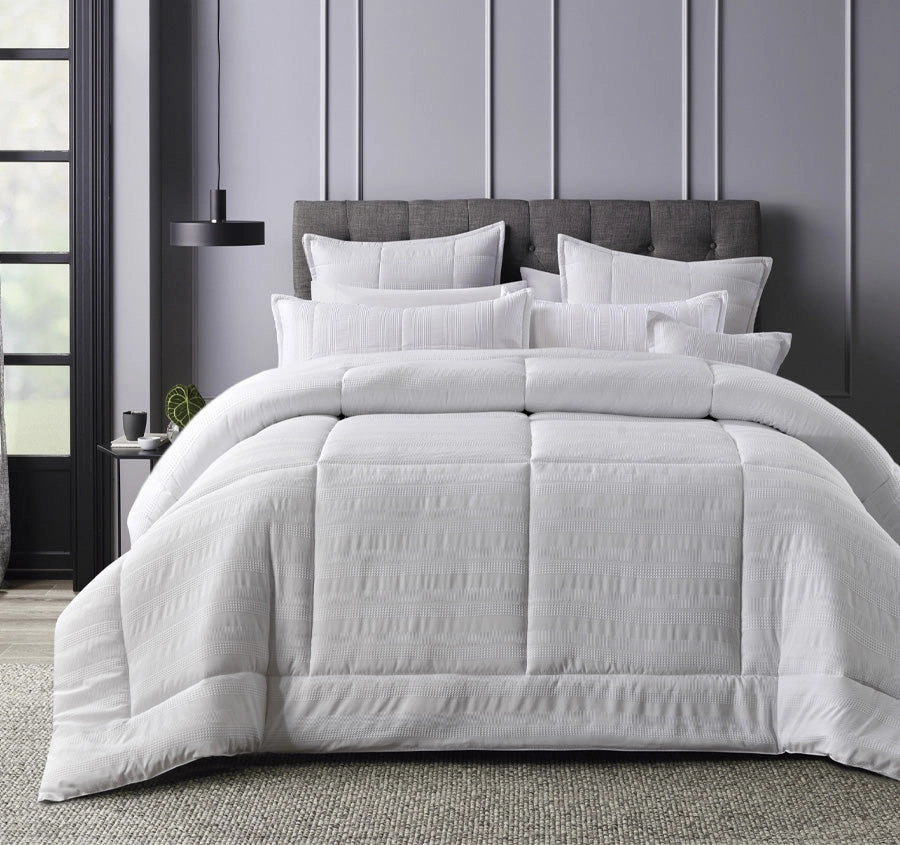 Porter 6 Piece Comforter Set Range White