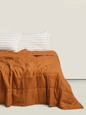 Quilt Cover in Tobacco