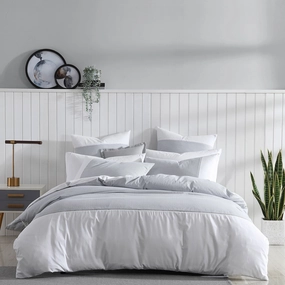 Radley Charcoal Quilt Cover Set by Logan and Mason Platinum