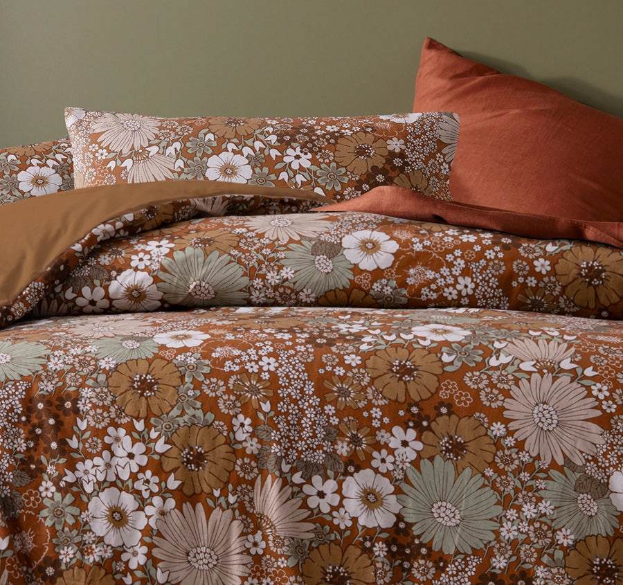Rainbow Garden Quilt Cover Set Range Autumn