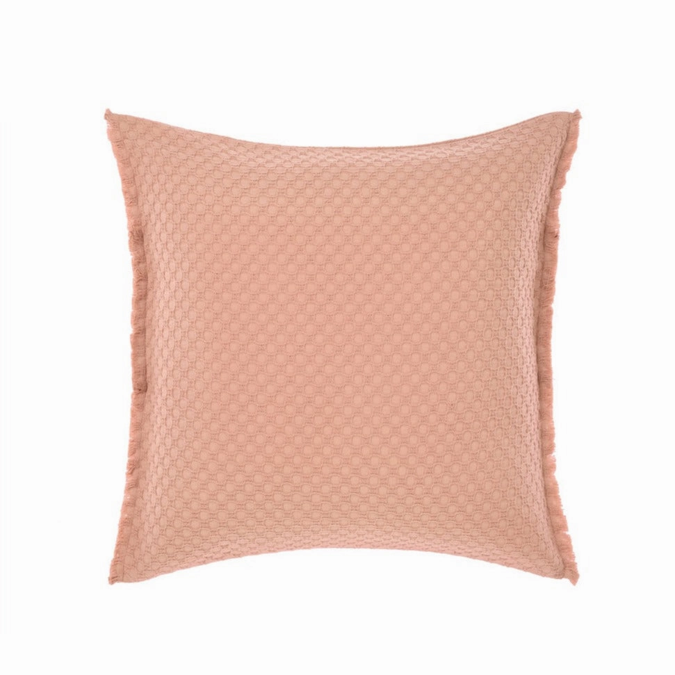 Raquelle Pink Clay European Pillowcase by Linen House