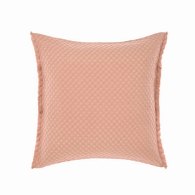 Raquelle Pink Clay European Pillowcase by Linen House