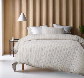 Reflections Quilt Cover Set Range Natural