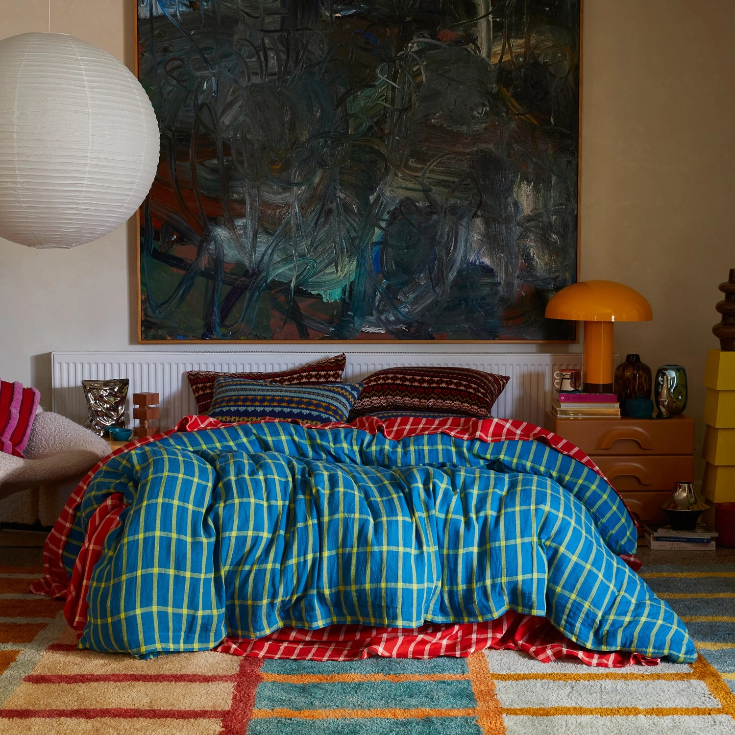 Remi Linen Quilt Cover - Capri
