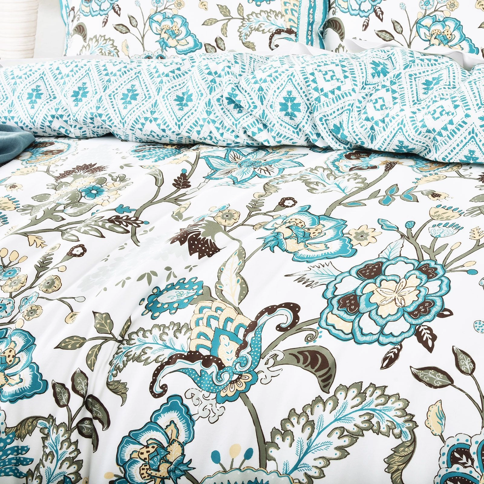 Renee Taylor 300tc Cotton Reversible Anaya Quilt Cover Set