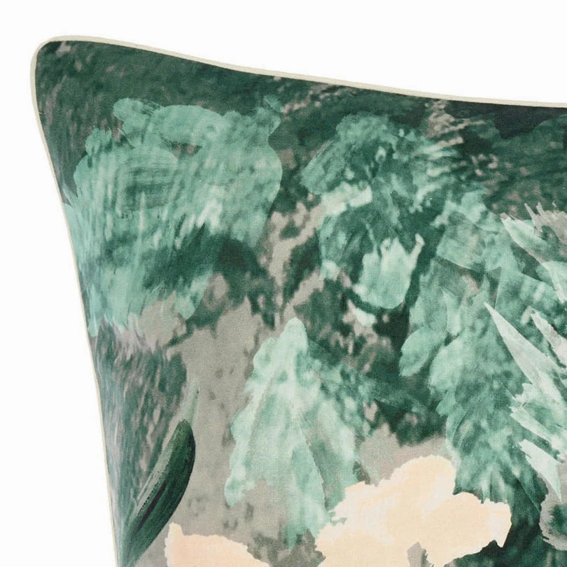 Retreat Green European Pillowcase by Linen House