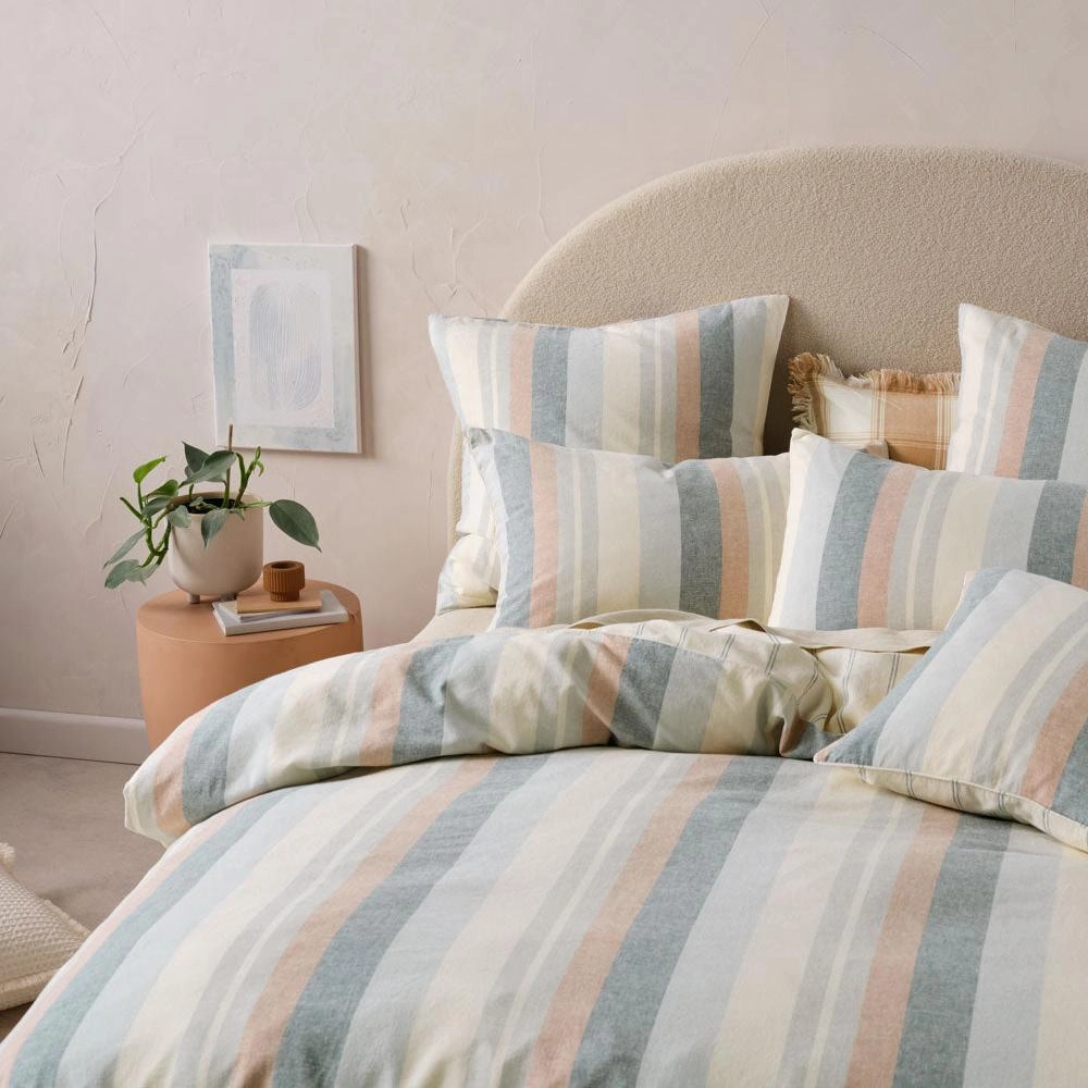 Reverie Saltwater Quilt Cover Set by Linen House