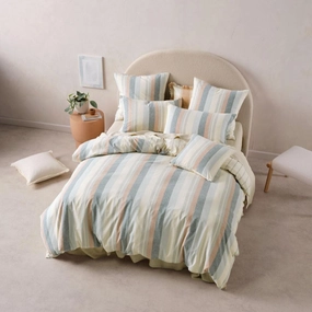 Reverie Saltwater Quilt Cover Set by Linen House