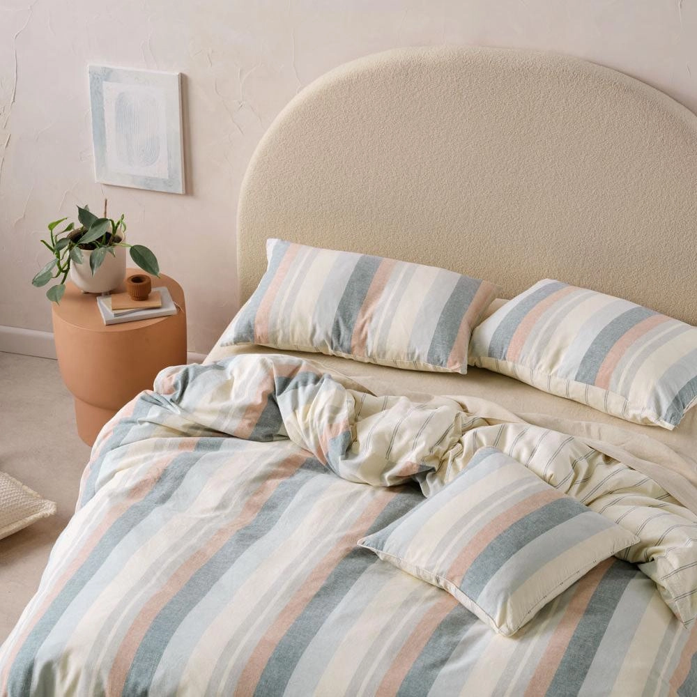 Reverie Saltwater Quilt Cover Set by Linen House