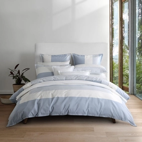 Ronan Sky Quilt Cover Set By Logan and Mason Platinum