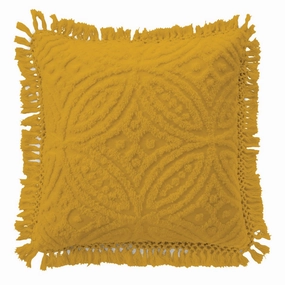 Savannah Mustard Matching Cushion 43 x 43cm by Bianca