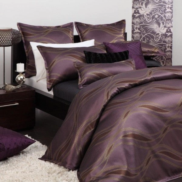 Sebastian Purple Quilt Cover Set by Logan and Mason
