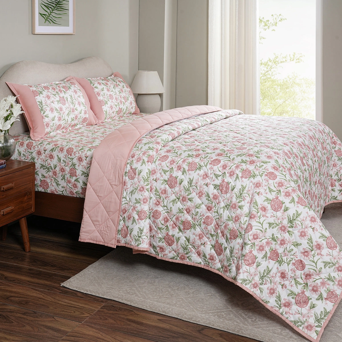 Sensory Bloom Blooming Petals extremely Cozy Pink Quilt