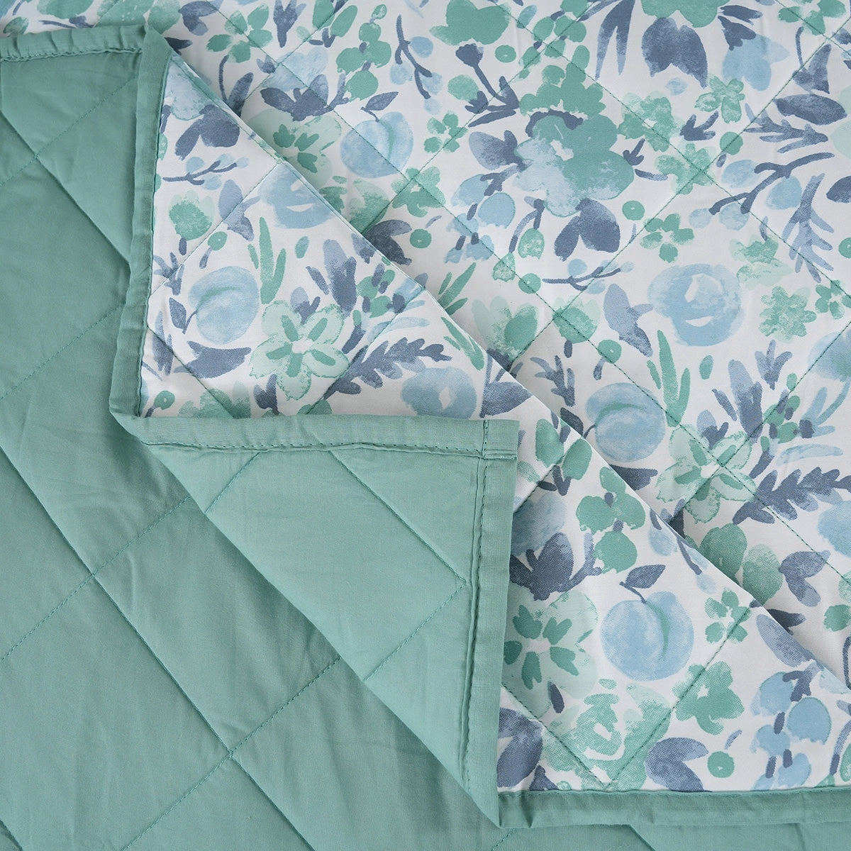 Sensory Bloom Zesty extremely Cozy Aqua Quilt