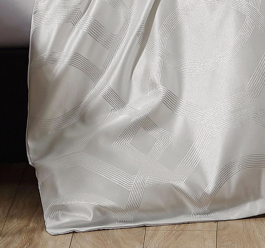 Seville Quilt Cover Set Range White