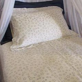 Simple Luxury Quilt Set in Natural Star Design