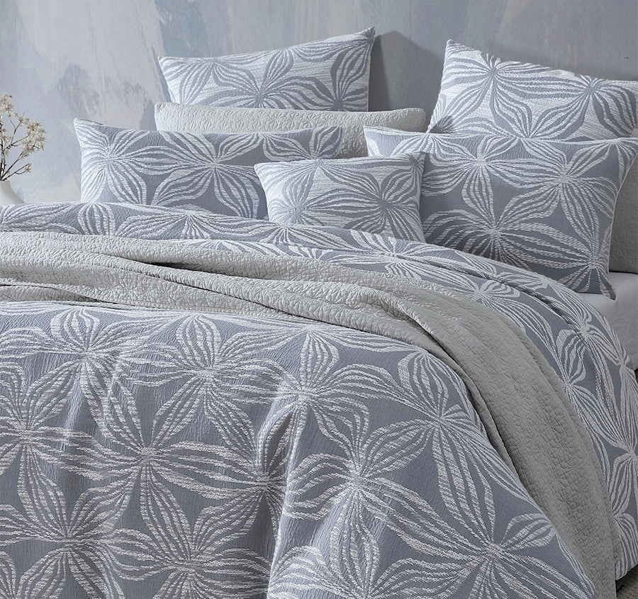 Skylar Quilt Cover Set Range Slate