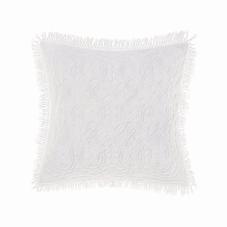 Somers White European Pillowcase by Linen House