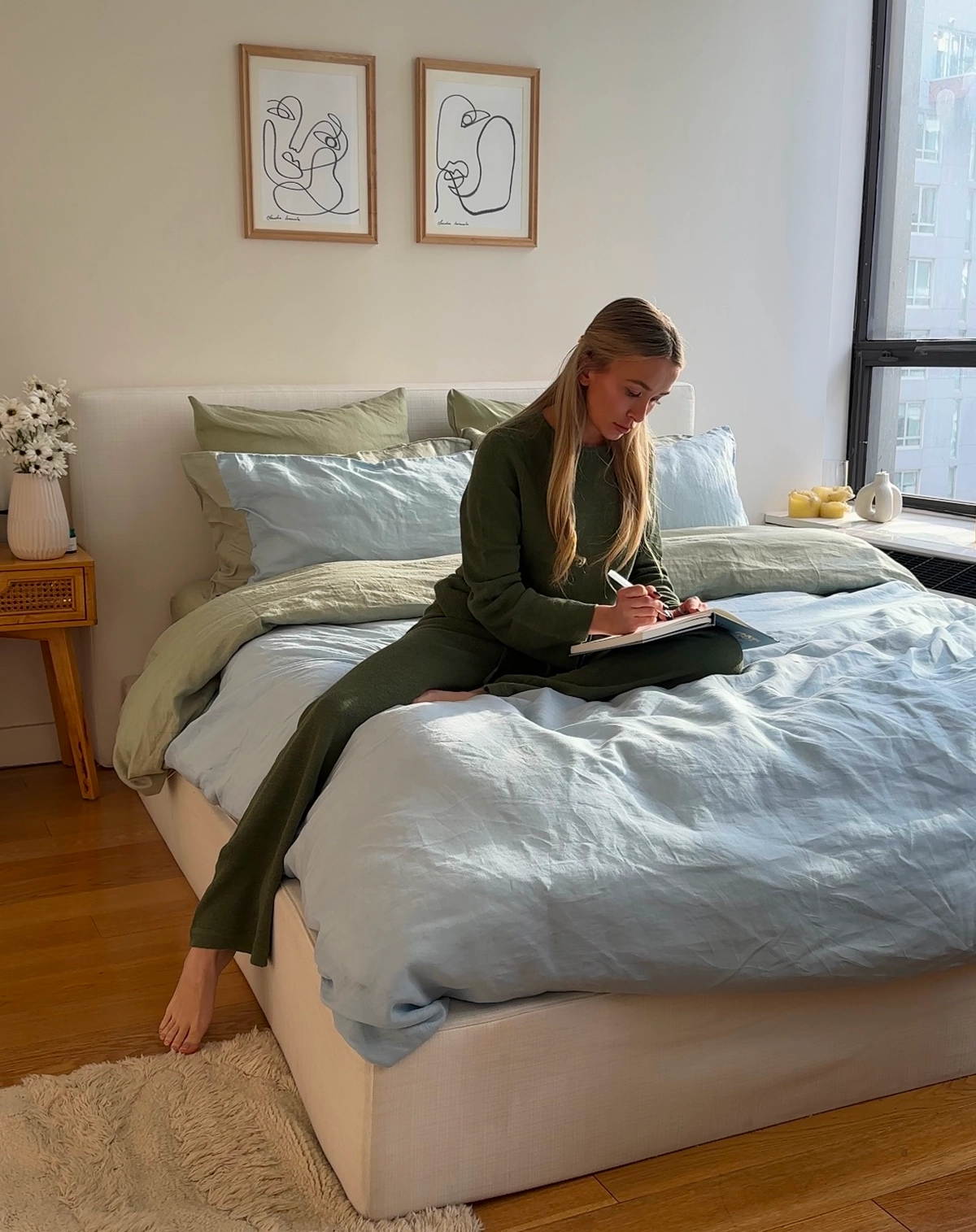 Spring Coast & Sage Bedding Bundle