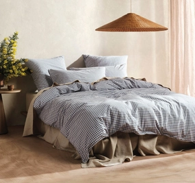 Springsteen Quilt Cover Set Range Blue